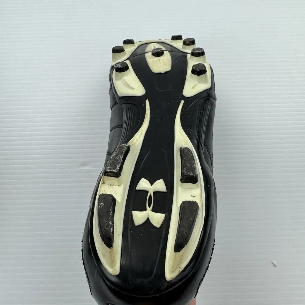 Under Armour Soccer Cleats Mens 12 Black Molded Stud Football